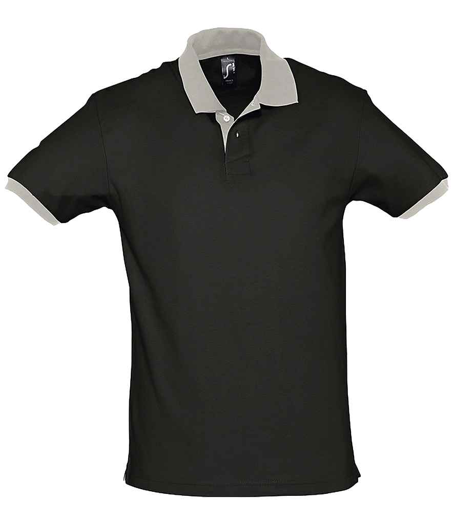 SOL'S Prince Contrast Cotton Piqué Polo Shirt