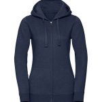 Russell Ladies Authentic Melange Zip Hoodie