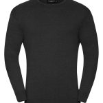 Russell Collection Cotton Acrylic Crew Neck Sweater