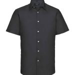 Russell Collection Short Sleeve Tailored Oxford Shirt