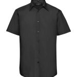 Russell Collection Short Sleeve Tailored Poplin Shirt