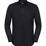 Russell Collection Tailored Long Sleeve Oxford Shirt