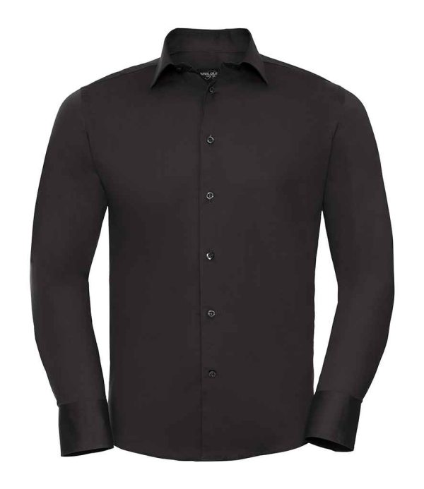 Russell Collection Long Sleeve Easy Care Fitted Shirt