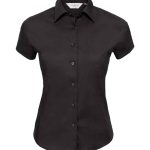 Russell Collection Ladies Short Sleeve Easy Care Fitted Shirt