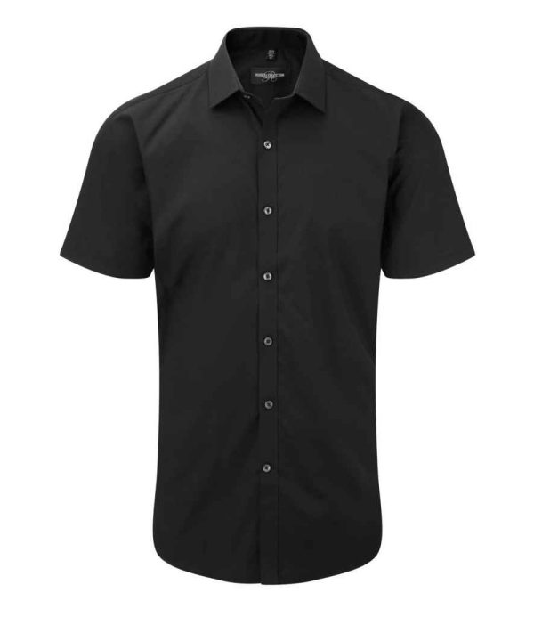 Russell Collection Ultimate Short Sleeve Stretch Shirt