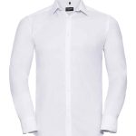 Russell Collection Long Sleeve Herringbone Shirt