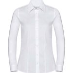 Russell Collection Ladies Long Sleeve Tailored Coolmax® Shirt