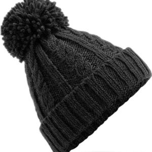 Beechfield Cable Knit Melange Beanie