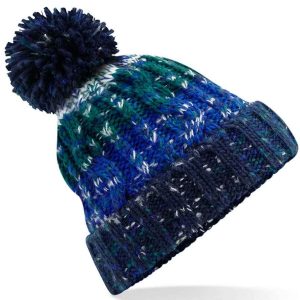 Beechfield Corkscrew Pom Pom Beanie