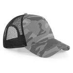 Beechfield Camo Snapback Trucker Cap