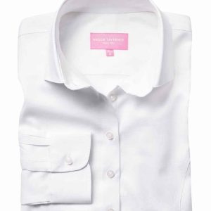 Brook Taverner Ladies Aspen Long Sleeve Oxford Shirt