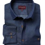 Brook Taverner Jasper Long Sleeve Chambray Shirt