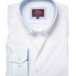 Brook Taverner Lawrence Long Shirt Stretch Oxford Shirt