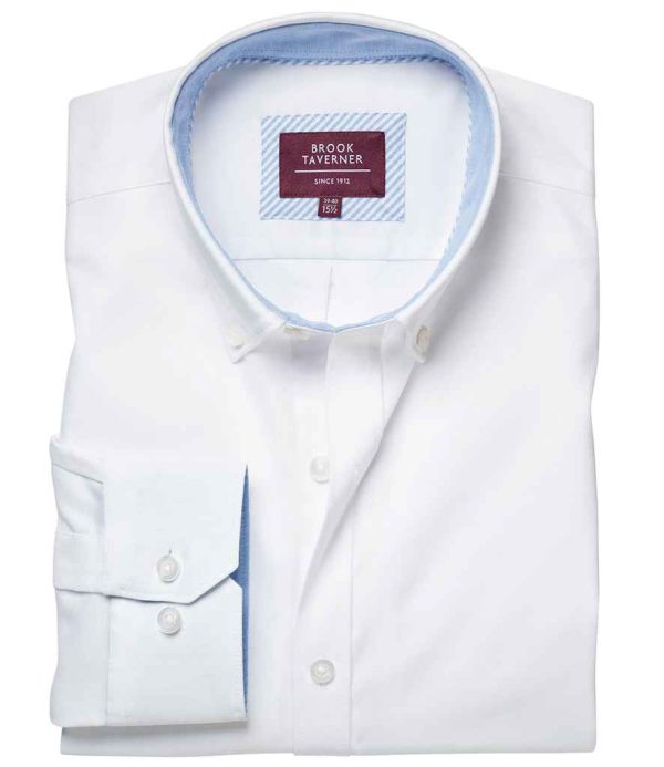 Brook Taverner Lawrence Long Shirt Stretch Oxford Shirt