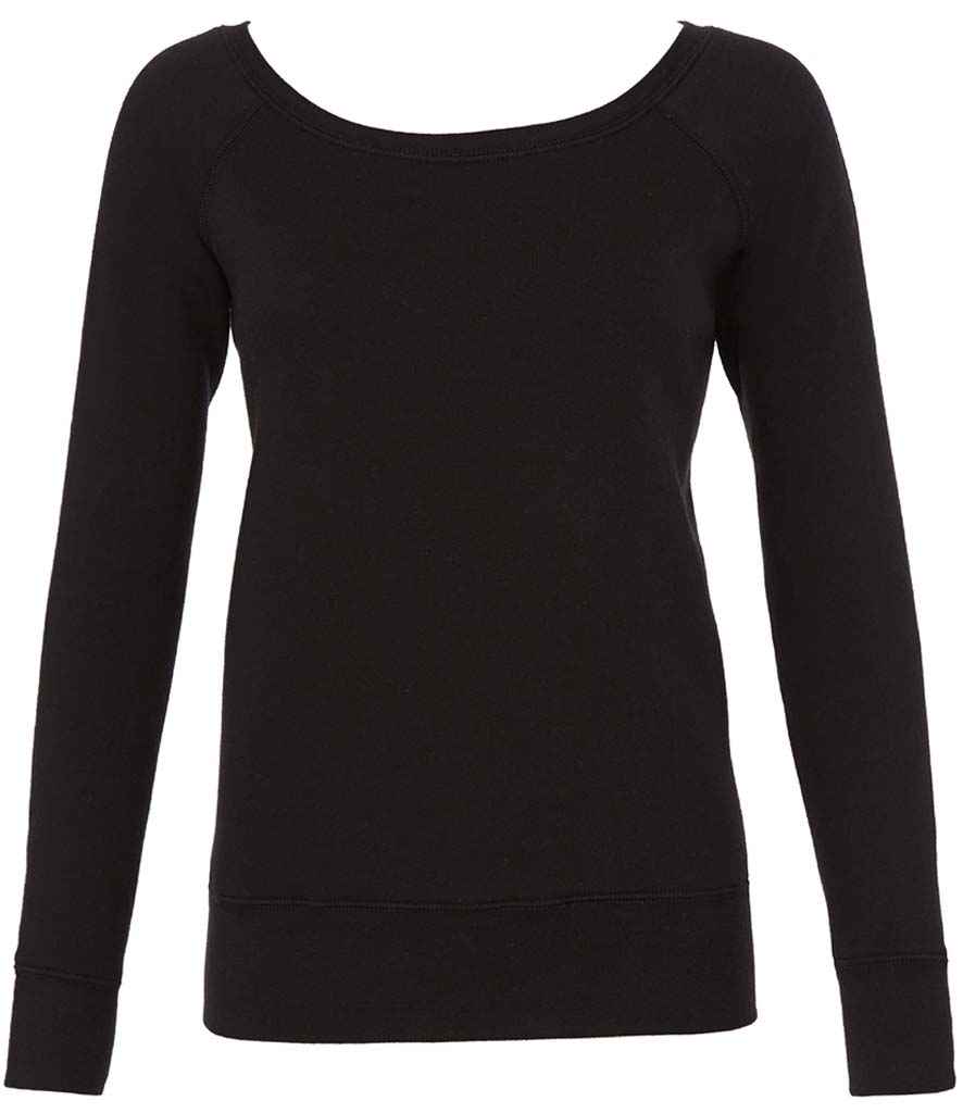 Bella Ladies Tri-Blend Sponge Fleece Wide Neck Sweatshirt