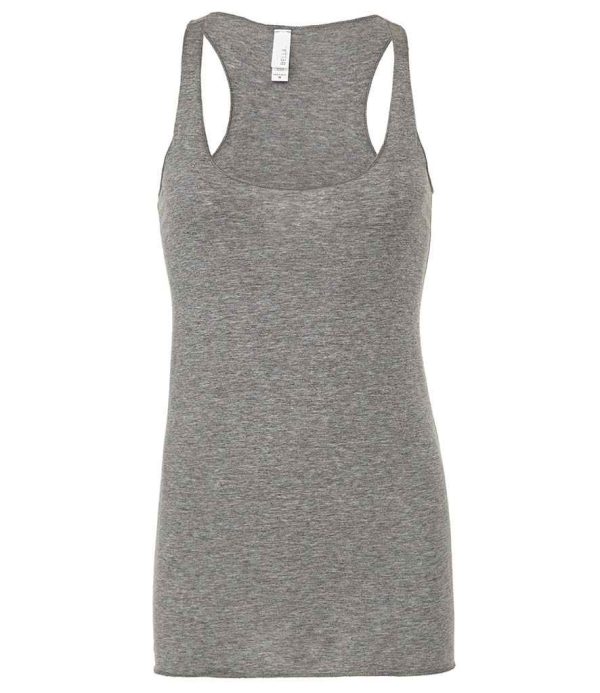 Bella Ladies Tri-Blend Racer Back Tank Top