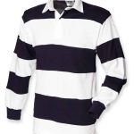 Front Row Sewn Stripe Rugby Shirt