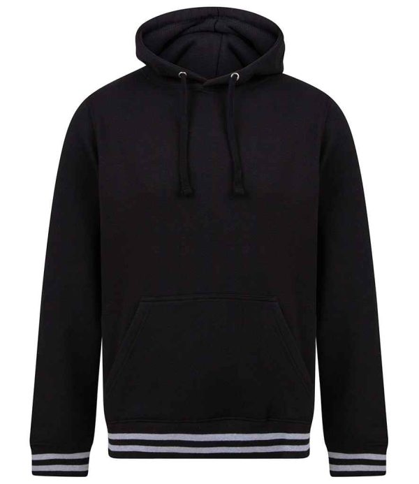 Front Row Unisex Striped Cuff Hoodie