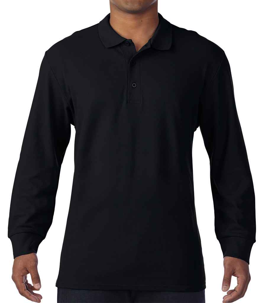 Gildan Long Sleeve Premium Cotton® Double Piqué Polo Shirt