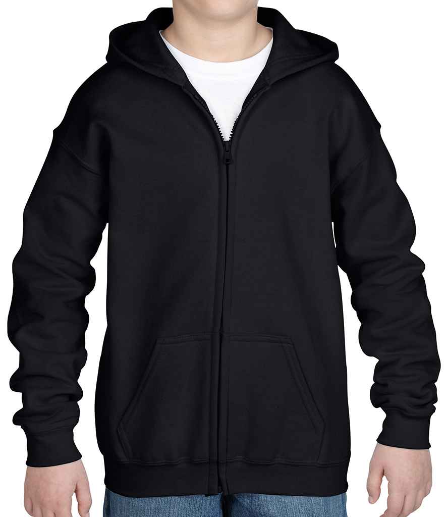 Gildan Kids Heavy Blend Zip Hooded Sweatshirt