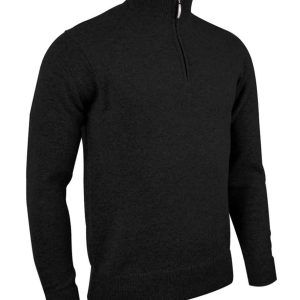 Glenmuir Zip Neck Lambswool Sweater