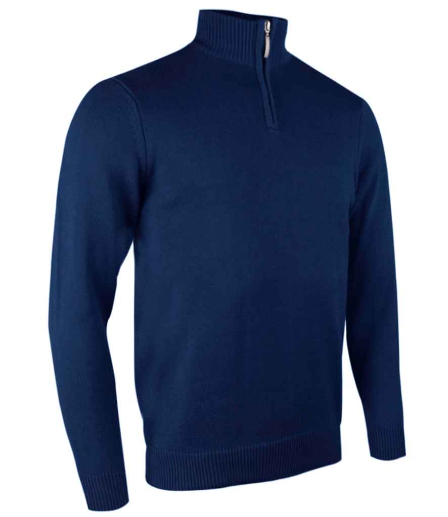 Glenmuir Zip Neck Cotton Sweater