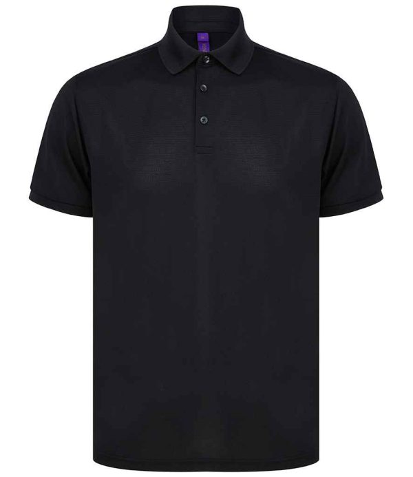 Henbury Recycled Polyester Piqué Polo Shirt