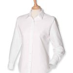 Henbury Ladies Long Sleeve Classic Oxford Shirt