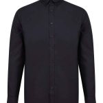 Henbury Modern Long Sleeve Classic Fit Oxford Shirt