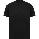 Henbury Modern Short Sleeve Slim Fit Oxford Shirt