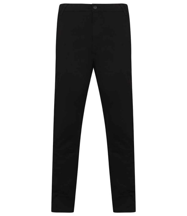 Henbury Stretch Flex Waistband Chino Trousers