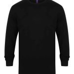 Henbury Lightweight Cotton Acrylic Crew Neck Sweater