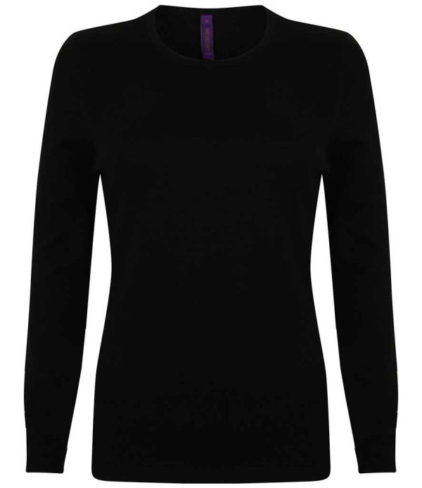 Henbury Ladies Crew Neck Sweater