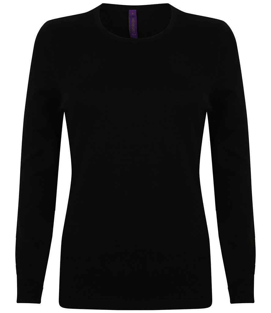 Henbury Ladies Crew Neck Sweater