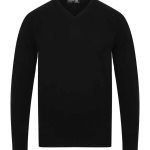 Henbury Lambswool V Neck Sweater