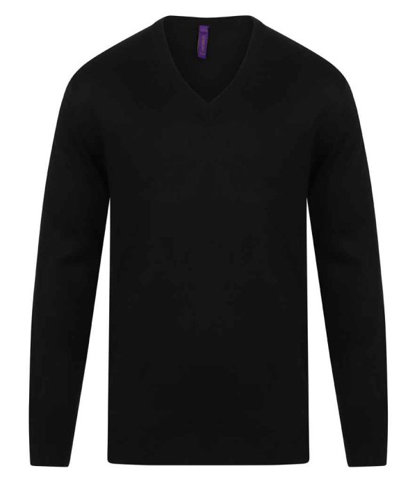 Henbury Acrylic V Neck Sweater