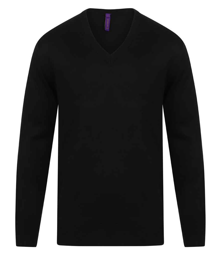 Henbury Acrylic V Neck Sweater