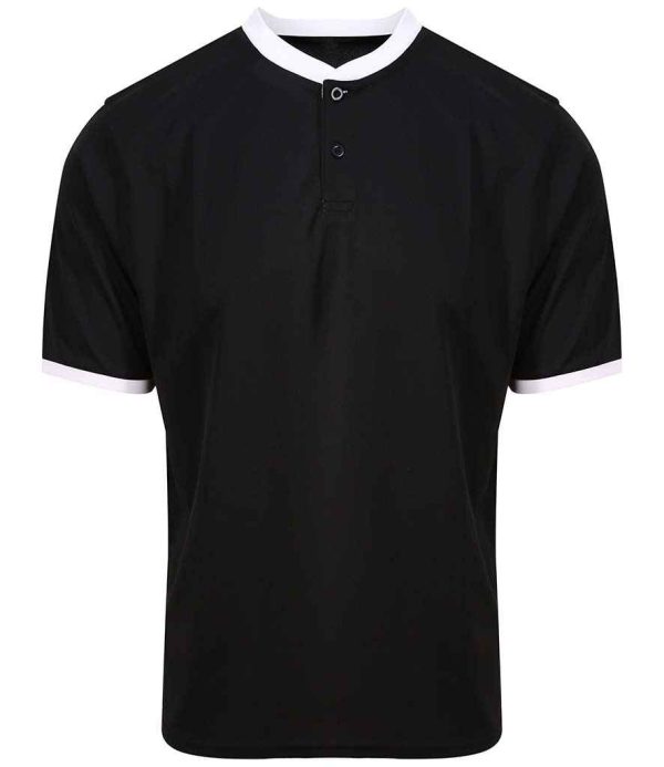 AWDis Cool Stand Collar Sports Polo Shirt