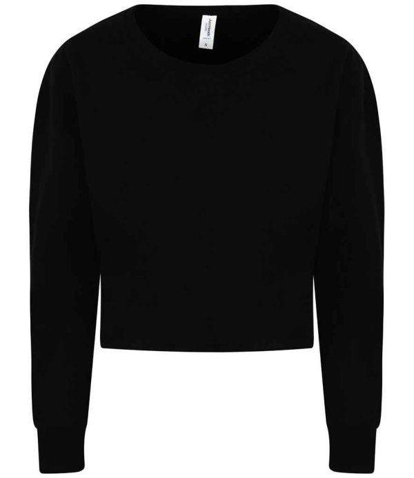 AWDis Ladies Cropped Sweatshirt