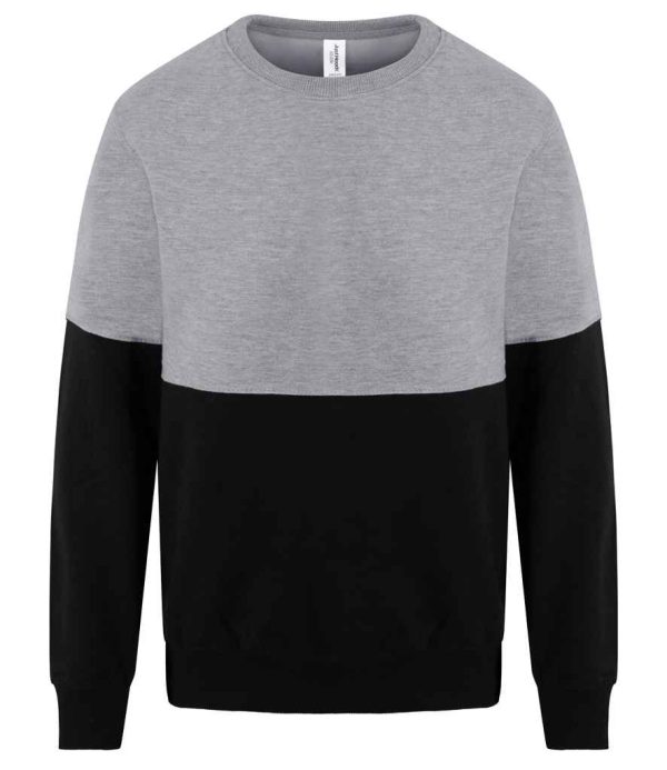 AWDis Colour Block Sweatshirt