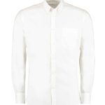 Kustom Kit Premium Long Sleeve Slim Fit Oxford Shirt