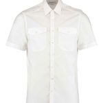 Kustom Kit Short Sleeve Tailored Pilot Shirt