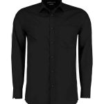 Kustom Kit Long Sleeve Tailored Poplin Shirt