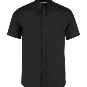 Kustom Kit Premium Short Sleeve Tailored Oxford Shirt