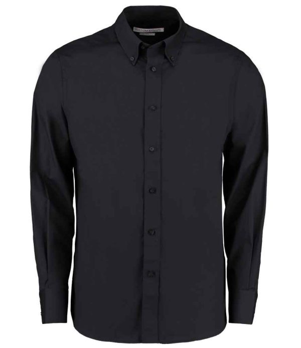 Kustom Kit Long Sleeve Tailored City Business Shirt