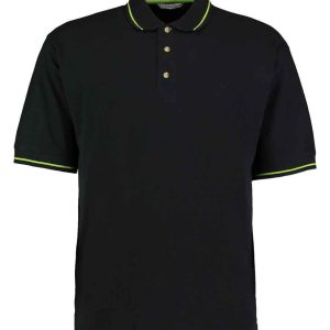 Kustom Kit St Mellion Tipped Cotton Piqué Polo Shirt