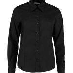 Kustom Kit Ladies Premium Long Sleeve Tailored Oxford Shirt