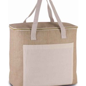 Kimood Large Jute Cool Bag