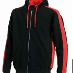 Finden and Hales Contrast Zip Hooded Sweatshirt