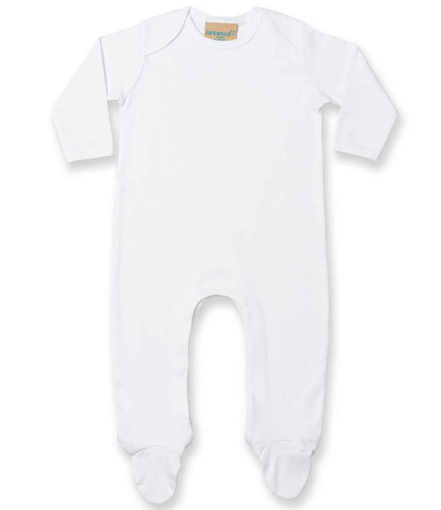 Larkwood Contrast Baby Sleepsuit